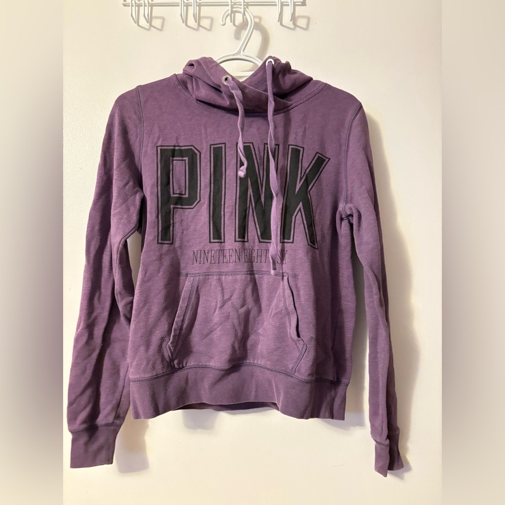 PINK Victoria's Secret Women's Purple Hoodie